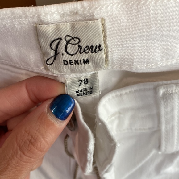 J. Crew 8” Toothpick Jean in White size 28 - Picture 9 of 9